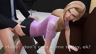 Sims 4:  Sex Addicted Milf Gets Fucked at Work All Make obsolete Long